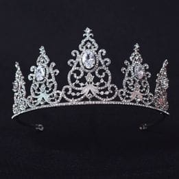 Корона с фианитами и кристаллами Swarovski арт.AR0427